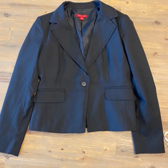 NY & Co Black Blazer, button closure, size 10 - Picture 2 of 9